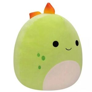 NWOT Jumbo Squishmallows 16" Seanster the Green Stegosaurus Dinosaur Plush Toy